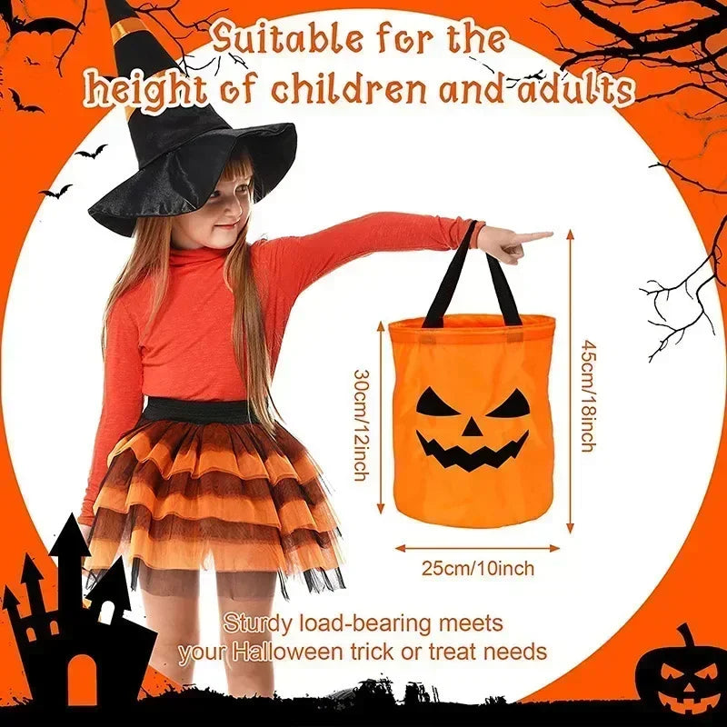Pumpkin Candy Tote Bag Basket