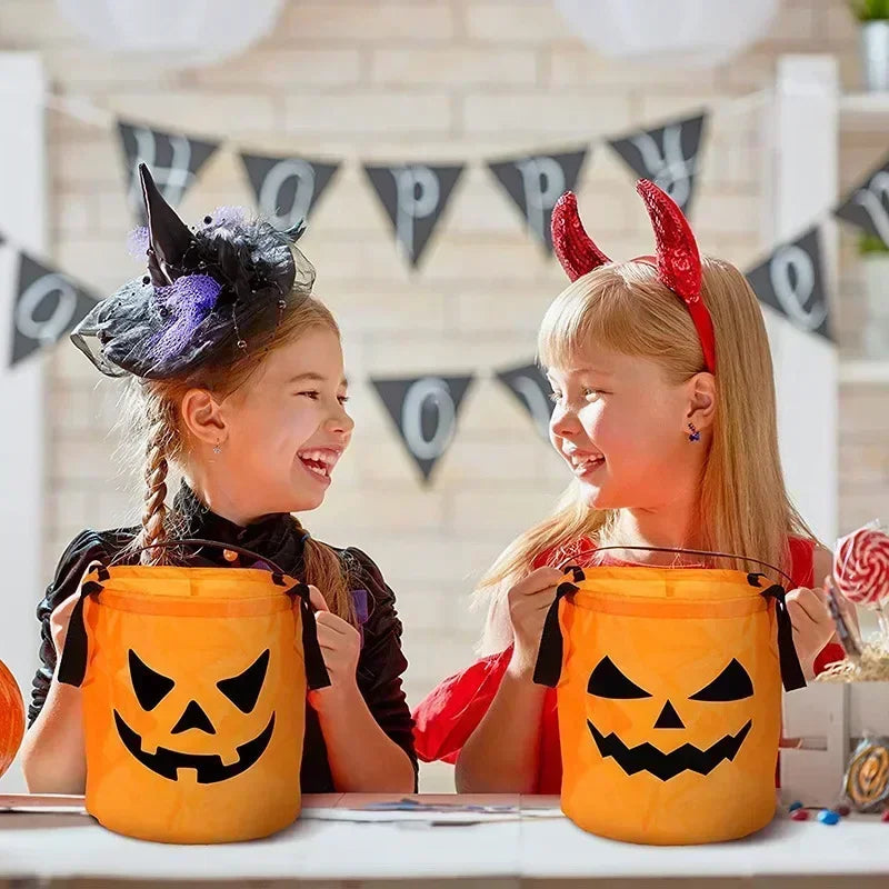 Pumpkin Candy Tote Bag Basket