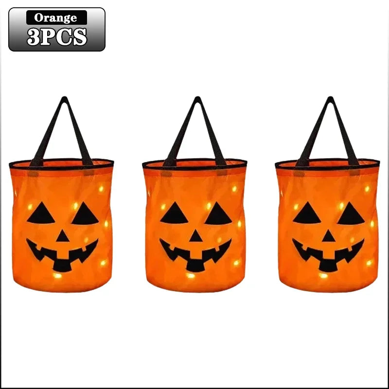 Pumpkin Candy Tote Bag Basket