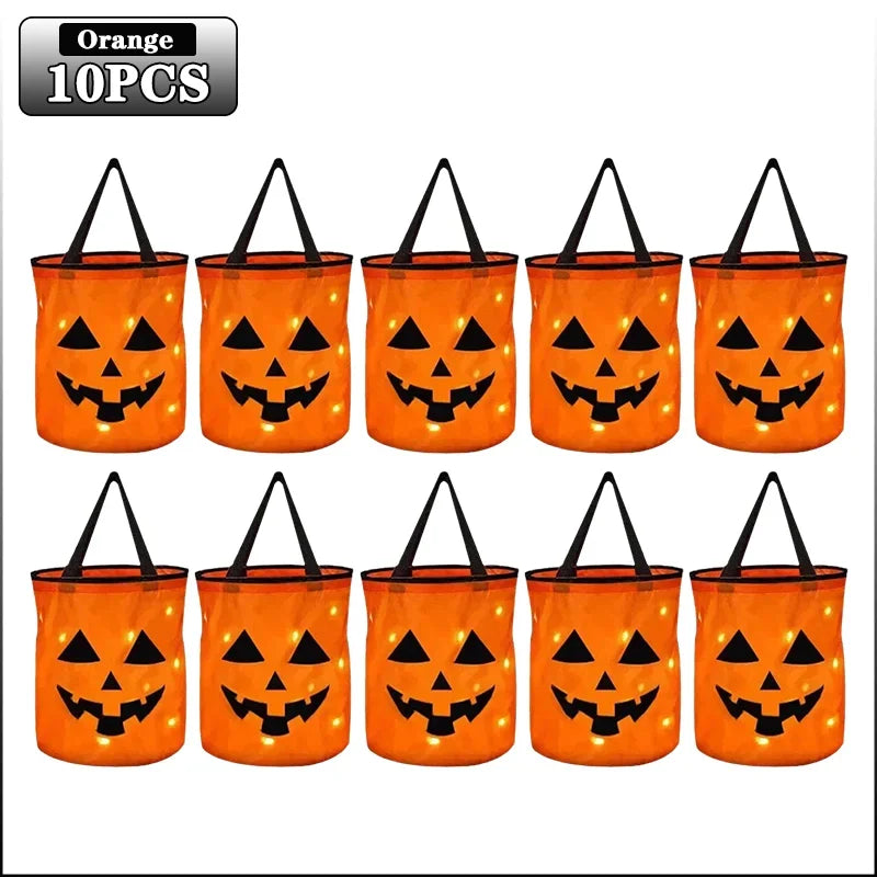 Pumpkin Candy Tote Bag Basket