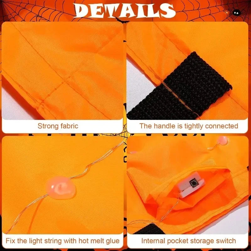 Pumpkin Candy Tote Bag Basket