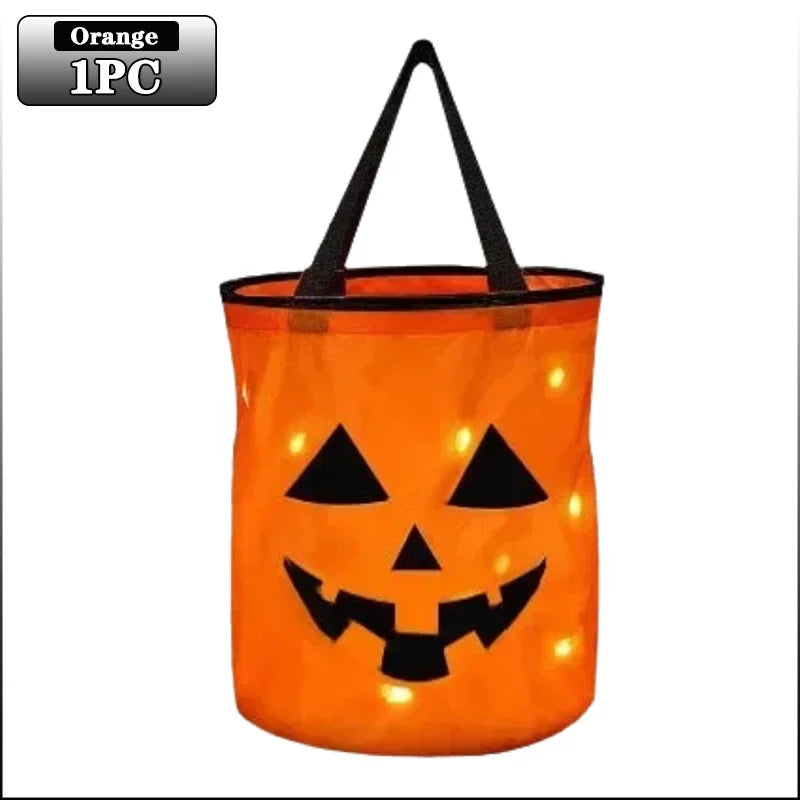 Pumpkin Candy Tote Bag Basket