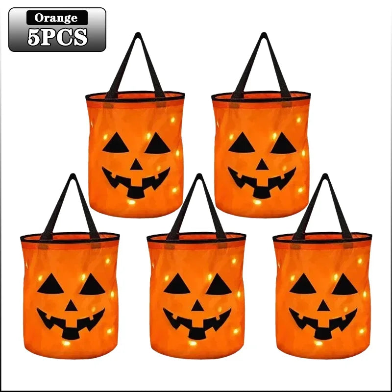 Pumpkin Candy Tote Bag Basket