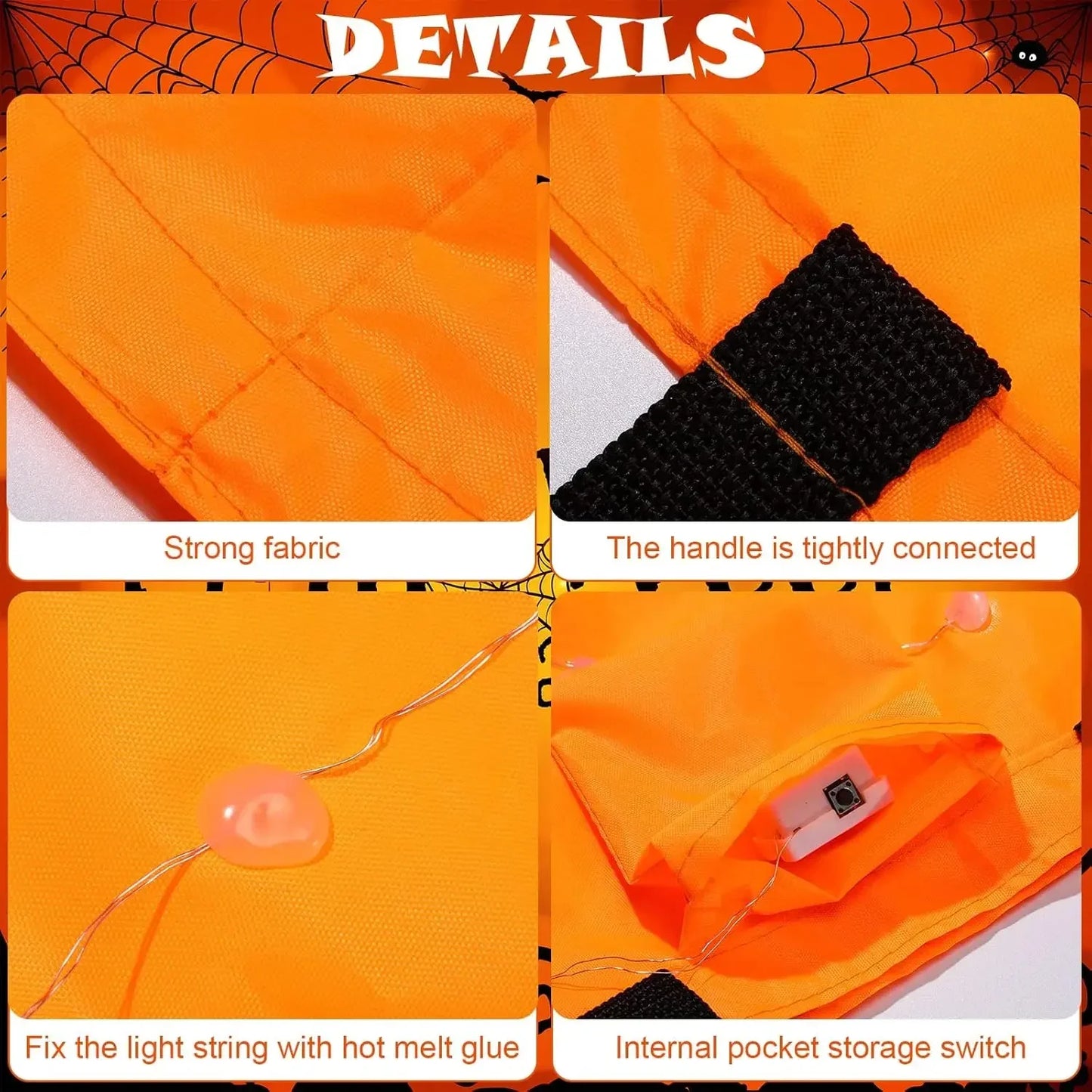 Pumpkin Candy Tote Bag Basket