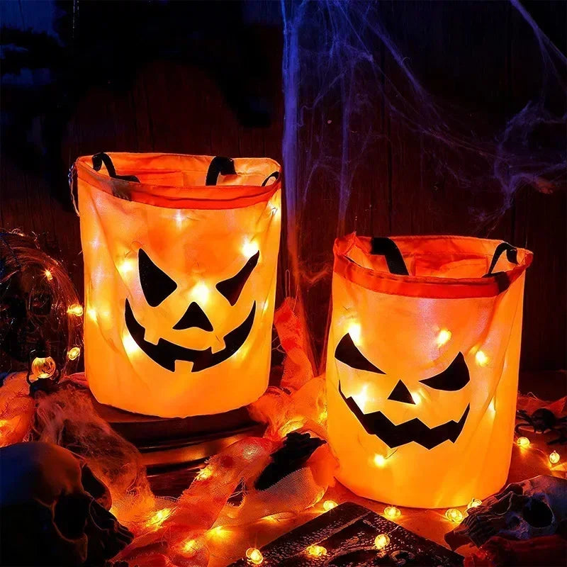 Pumpkin Candy Tote Bag Basket
