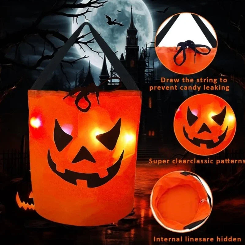 Pumpkin Candy Tote Bag Basket