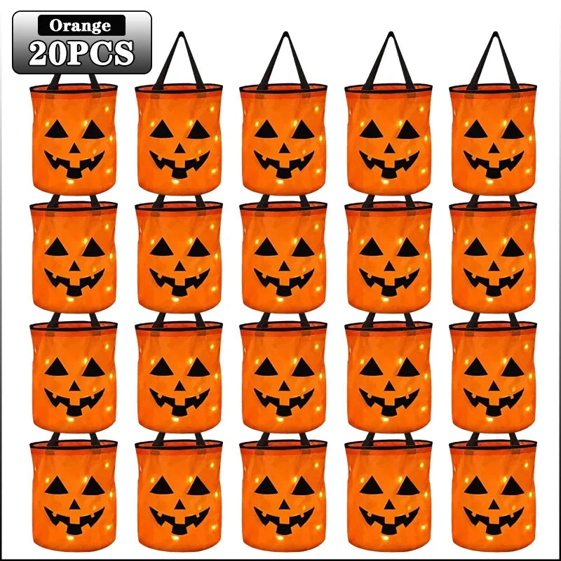 Pumpkin Candy Tote Bag Basket