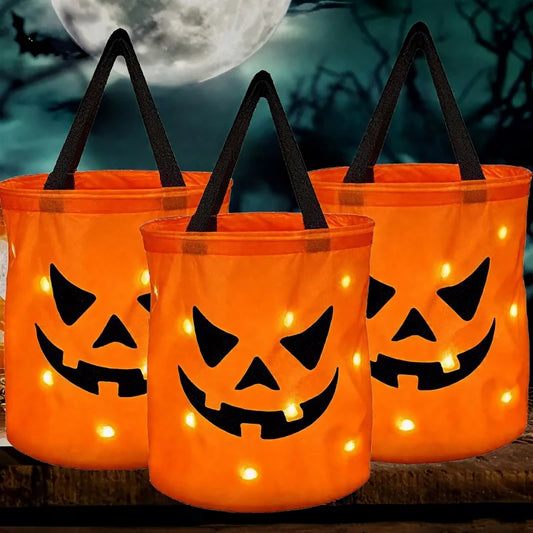Pumpkin Candy Tote Bag Basket