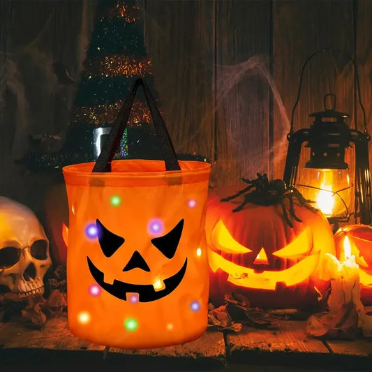 Pumpkin Candy Tote Bag Basket